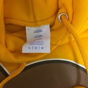 yellow baws hoodie